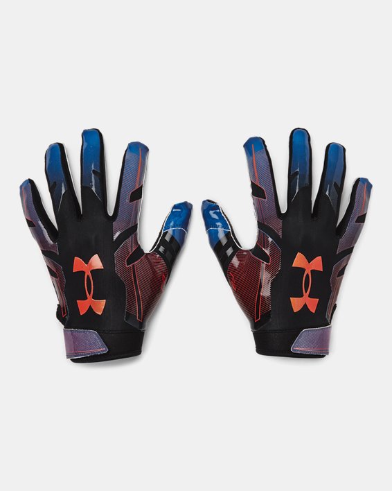Men's UA F8 Football Gloves, Black, pdpMainDesktop image number 0